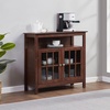 image:imageConvenience Concepts Big Sur Highboy TV Stand 36  Modern Entertainment Center For TVs up to 40 Storage Cabinet for Dining Living Room amp Entryway Console Hall Table with Shelves Weathered GrayEspresso