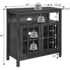 image:imageConvenience Concepts Big Sur Highboy TV Stand 36  Modern Entertainment Center For TVs up to 40 Storage Cabinet for Dining Living Room amp Entryway Console Hall Table with Shelves Weathered GrayWeathered Gray