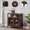 image:imageConvenience Concepts Big Sur Highboy TV Stand 36  Modern Entertainment Center For TVs up to 40 Storage Cabinet for Dining Living Room amp Entryway Console Hall Table with Shelves Weathered GrayEspresso