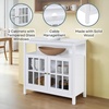 image:imageConvenience Concepts Big Sur Highboy TV Stand 36  Modern Entertainment Center For TVs up to 40 Storage Cabinet for Dining Living Room amp Entryway Console Hall Table with Shelves Weathered GrayWhite