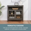 image:imageConvenience Concepts Big Sur Highboy TV Stand 36  Modern Entertainment Center For TVs up to 40 Storage Cabinet for Dining Living Room amp Entryway Console Hall Table with Shelves Weathered GrayWeathered Gray