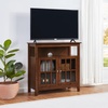 image:imageConvenience Concepts Big Sur Highboy TV Stand 36  Modern Entertainment Center For TVs up to 40 Storage Cabinet for Dining Living Room amp Entryway Console Hall Table with Shelves Weathered GrayDark Walnut