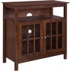 image:imageConvenience Concepts Big Sur Highboy TV Stand 36  Modern Entertainment Center For TVs up to 40 Storage Cabinet for Dining Living Room amp Entryway Console Hall Table with Shelves Weathered GrayEspresso