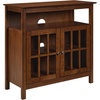 image:imageConvenience Concepts Big Sur Highboy TV Stand 36  Modern Entertainment Center For TVs up to 40 Storage Cabinet for Dining Living Room amp Entryway Console Hall Table with Shelves Weathered GrayDark Walnut