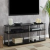 image:imageConvenience Concepts Designs2Go 3 Tier 60 TV Stand Light OakBlack