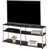 image:imageConvenience Concepts Designs2Go 3 Tier 60 TV Stand Light OakEspresso