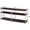 image:imageConvenience Concepts Designs2Go 3 Tier 60 TV Stand Light OakEspresso