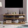 image:imageConvenience Concepts Designs2Go 3 Tier 60 TV Stand Light OakLight Oak
