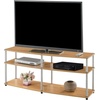 image:imageConvenience Concepts Designs2Go 3 Tier 60 TV Stand Light OakLight Oak