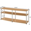 image:imageConvenience Concepts Designs2Go 3 Tier 60 TV Stand Light OakLight Oak