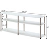 image:imageConvenience Concepts Designs2Go 3 Tier 60 TV Stand Light OakWhite