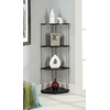 image:imageConvenience Concepts Designs2Go 4 Tier Corner Shelf BlackBlack
