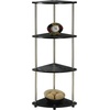 image:imageConvenience Concepts Designs2Go 4 Tier Corner Shelf BlackBlack
