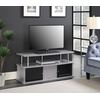 image:imageConvenience Concepts Designs2Go 50 inch TV Stand with 3 Storage Cabinets and Shelf Light OakGrey