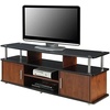 image:imageConvenience Concepts Designs2Go 60 Monterey TV Stand WhiteCherry  Black