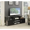 image:imageConvenience Concepts Designs2Go 60 Monterey TV Stand WhiteWeathered GrayBlack