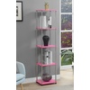 image:imageConvenience Concepts Designs2Go No Tools 5 Tier Tower PinkChromePinkChrome