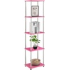 image:imageConvenience Concepts Designs2Go No Tools 5 Tier Tower PinkChromePinkChrome