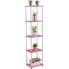 image:imageConvenience Concepts Designs2Go No Tools 5 Tier Tower PinkChromePinkChrome