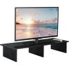 image:imageConvenience Concepts Designs2Go Small TV Riser 2375 for TVs up to 26  Contemporary TV or Computer Riser for Living Room Modern Office Den WhiteBlack
