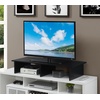 image:imageConvenience Concepts Designs2Go Small TV Riser 2375 for TVs up to 26  Contemporary TV or Computer Riser for Living Room Modern Office Den WhiteBlack