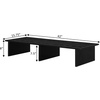 image:imageConvenience Concepts Designs2Go Small TV Riser 2375 for TVs up to 26  Contemporary TV or Computer Riser for Living Room Modern Office Den WhiteBlack