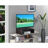 image:imageConvenience Concepts Designs2Go Small TV Riser 2375 for TVs up to 26  Contemporary TV or Computer Riser for Living Room Modern Office Den WhiteEspresso