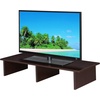 image:imageConvenience Concepts Designs2Go Small TV Riser 2375 for TVs up to 26  Contemporary TV or Computer Riser for Living Room Modern Office Den WhiteEspresso