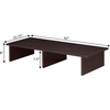 image:imageConvenience Concepts Designs2Go Small TV Riser 2375 for TVs up to 26  Contemporary TV or Computer Riser for Living Room Modern Office Den WhiteEspresso