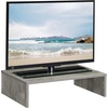 image:imageConvenience Concepts Designs2Go Small TV Riser 2375 for TVs up to 26  Contemporary TV or Computer Riser for Living Room Modern Office Den WhiteFaux Birch