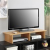 image:imageConvenience Concepts Designs2Go Small TV Riser 2375 for TVs up to 26  Contemporary TV or Computer Riser for Living Room Modern Office Den WhiteLight Oak