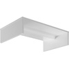 image:imageConvenience Concepts Designs2Go Small TV Riser 2375 for TVs up to 26  Contemporary TV or Computer Riser for Living Room Modern Office Den WhiteWhite
