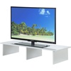 image:imageConvenience Concepts Designs2Go Small TV Riser 2375 for TVs up to 26  Contemporary TV or Computer Riser for Living Room Modern Office Den WhiteWhite