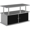 image:imageConvenience Concepts Designs2Go TV Stand with 2 Cabinets BlackGrey