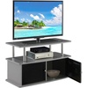 image:imageConvenience Concepts Designs2Go TV Stand with 2 Cabinets BlackGrey
