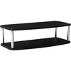 image:imageConvenience Concepts Designs2Go XL 37 inch Double Tier Swivel Riser BlackBlack