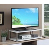 image:imageConvenience Concepts Designs2Go XL 37 inch Double Tier Swivel Riser White