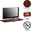 image:imageConvenience Concepts Designs2Go XL 37 inch Single Tier Swivel Riser Cherry315