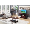 image:imageConvenience Concepts Graystone TV Stand 5925  Modern Entertainment Center for TVs up to 65 Industrial Media Console with Storage Drawer amp Shelves for Living amp Family Room CementBlackCherryBlack