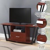 image:imageConvenience Concepts Graystone TV Stand 5925  Modern Entertainment Center for TVs up to 65 Industrial Media Console with Storage Drawer amp Shelves for Living amp Family Room CementBlackCherryBlack