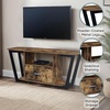 image:imageConvenience Concepts Graystone TV Stand 5925  Modern Entertainment Center for TVs up to 65 Industrial Media Console with Storage Drawer amp Shelves for Living amp Family Room CementBlackBarnwoodBlack