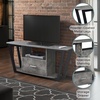 image:imageConvenience Concepts Graystone TV Stand 5925  Modern Entertainment Center for TVs up to 65 Industrial Media Console with Storage Drawer amp Shelves for Living amp Family Room CementBlackCementBlack