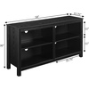 image:imageConvenience Concepts Montana Highboy TV Stand 58  Four Tier Entertainment Center for TVs up to 65 Inches Modern TV Mount with Shelves for Living Room Family Room BlackBlack