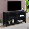 image:imageConvenience Concepts Montana Highboy TV Stand 58  Four Tier Entertainment Center for TVs up to 65 Inches Modern TV Mount with Shelves for Living Room Family Room BlackBlack