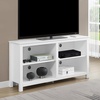 image:imageConvenience Concepts Montana Highboy TV Stand 58  Four Tier Entertainment Center for TVs up to 65 Inches Modern TV Mount with Shelves for Living Room Family Room WhiteWhite