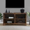 image:imageConvenience Concepts Montana Highboy TV Stand 58  Four Tier Entertainment Center for TVs up to 65 Inches Modern TV Mount with Shelves for Living Room Family Room WhiteBarnwood