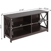 image:imageConvenience Concepts Oxford TV Stand WhiteEspresso