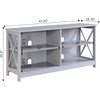 image:imageConvenience Concepts Oxford TV Stand WhiteGrey