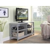 image:imageConvenience Concepts Oxford TV Stand WhiteGrey