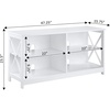 image:imageConvenience Concepts Oxford TV Stand WhiteWhite